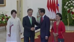 Presiden Jokowi Terima Kunjungan Presiden Korea Selatan di Istana Bogor
