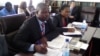 Dzimbabwe Chimbga and Rose Hanzi giving oral evidence one the state of human rights in parliament Wednesday. (Photo: Irwin Chifera)