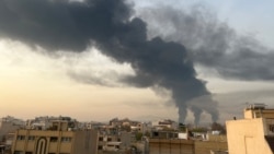 دود ناشی از حملات بامداد یکشنبه در شهر اصفهان