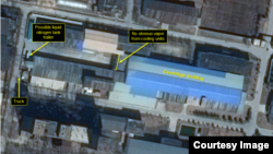 미국의 북한전문매체 38노스는 5일 북한 영변 핵단지 내 우라늄 농축 공장 주변에서 액화질소 운반용 트레일러로 보이는 차량이 정기적으로 운행되고 있는 것이 상업위성을 통해 포착됐다고 밝혔다. 사진출처: 38노스 홈페이지.