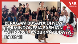 Beragam Rancangan Busana di New York Indonesia Fashion Week 2024, Padukan Budaya Daerah