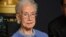 FILE - Former NASA mathematician Katherine Johnson, the inspiration for the film "Hidden Figures," poses in the press room at the Oscars at the Dolby Theatre in Los Angeles, California, Feb. 26, 2017.