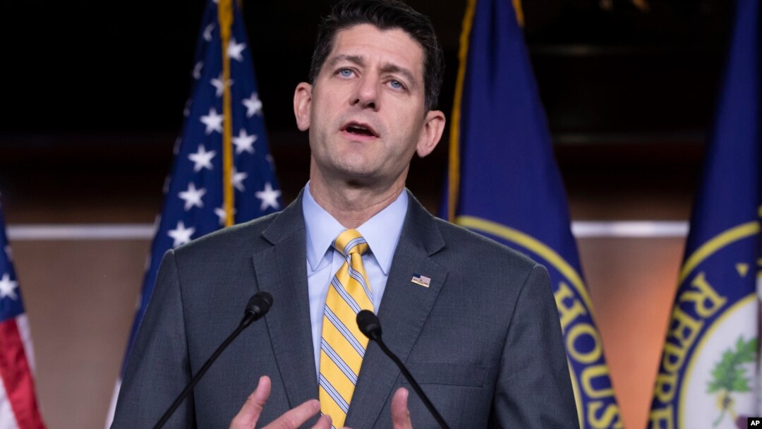 Ketua DPR AS, Paul Ryan 