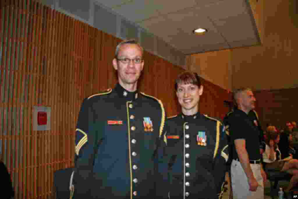 美国军乐队成员