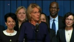 Education Secretary Betsy DeVos addresses headlines and nomination