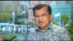 Liputan Khusus VOA: Wapres Jusuf Kalla 'Indonesia Tidak Berpihak ke AS atau ke Suriah'