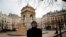 Omer Mas Capitolin poses in Paris, Jan.26, 2021. In a first for France, six NGOs launched a class-action lawsuit Wednesday against the French government for alleged systemic discrimination by police officers carrying out identity checks.