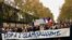 Thousands joined the Paris march saying they were fed up with anti-Muslim discrimination, Paris, Nov. 10, 2019. (Lisa Bryant/VOA)