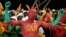 Des supporters du Burkina Faso lors de la CAN, Gabon, le 1er février 2017.