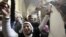 A supporter of deposed Egyptian president Hosni Mubarak celebrates and shouts slogans outside a High Court in Cairo, January 13, 2013. 