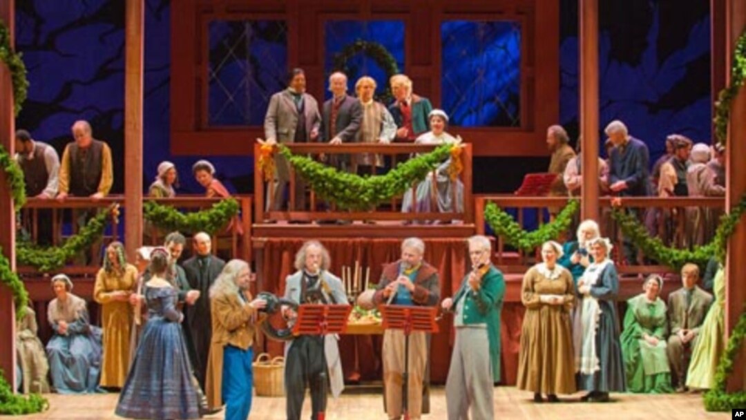 Characters in period costume lead the audience through traditional Christmas carols, poems and ancient dances.