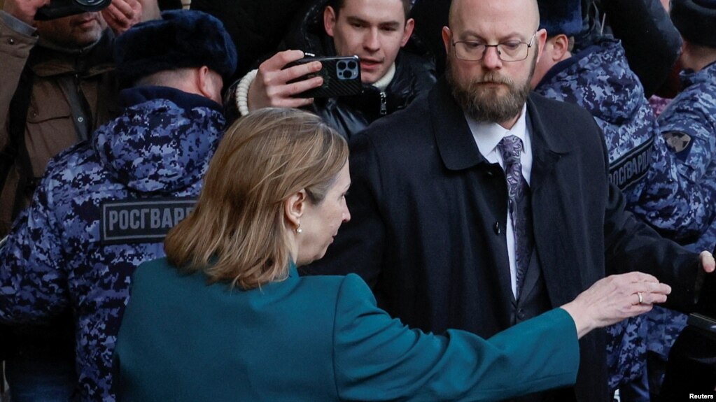 린 트레이시 러시아 주재 미국 대사가 지난달 30일 러시아 외무부를 방문했다.