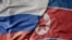 러시아와 북한 국기. 유럽연합(EU)이 러시아에 파견돼 러시아의 북한제 미사일 사용을 지원한 북한 기술자를 독자 제재 대상에 올렸다.