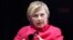 La excandidata presidencial estadounidense Hillary Clinton habló en el World Knowledge Forum en Seúl, Corea del Sur, el miércoles, 18 de octubre de 2017.