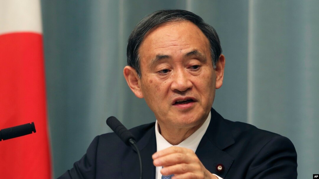 Juru bicara pemerintah Jepang, Kepala Sekretaris Kabinet, Yoshihide Suga.
