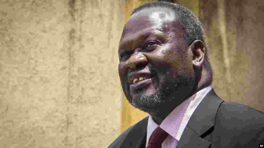 Riek Machar, le leader de la rebellion sud-soudanaise. (AP Photo/Mulugeta Ayene)