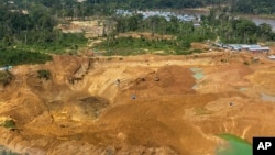 FILE - Deforestation is visible near the Muchacha mine in November 2020, near the Okapi Wildlife Reserve in Congo. (AP Photo)