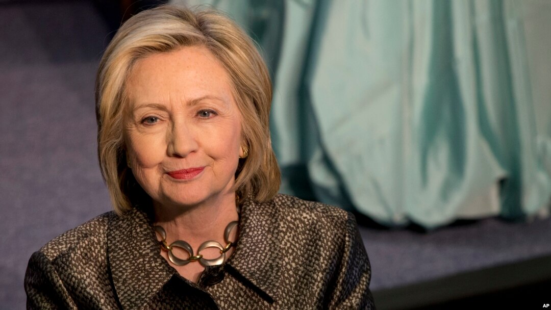 Calon presiden dari Partai Demokrat Hillary Rodham Clinton