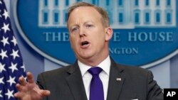 Sekretaris Pers Gedung Putih, Sean Spicer (foto: dok).