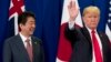 Trump reçoit Abe en Floride, Kim Jong Un à l'esprit