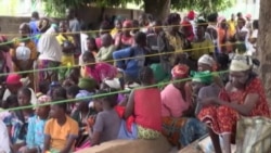 Une distribution de vivres du PAM dans la ville de Bouar