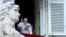 Pope Francis delivers his blessing in St. Peter's Square at the Vatican on Jan. 6, 2024. In his Epiphany Day Mass homily, Francis urged the Catholic Church not to fracture into groups  over “ecclesiastical ideologies.”