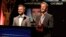 Actors Aaron Paul, left, and Neil Patrick Harris announce nominations at the 65th Primetime Emmy Nominations Announcements, Jul. 18, 2013, in North Hollywood, California. 