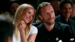 Gwyneth Paltrow dan Chris Martin (Colin Young-Wolff /Invision/AP)