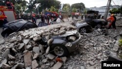A macaw stands in the window ledge of an apartment, waiting to be fed by the apartment owner, in Caracas, Venezuela.
