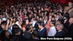 Presiden Jokowi bertemu dengan Diaspora Indonesia di Auditorium Palace of Fine Arts di San Fransisco, 16 Februari 2016 (Foto: Biro Pers - Setpres)