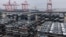 2026年10月12日，中国江苏省苏州港太仓港区，比亚迪、北汽、捷途、领克、MG等中国制造的汽车被放置在专门的车辆架上，准备装船出口。