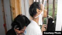 activist Li Wangyang and his sister Li Wangling