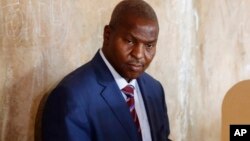 Faustin Archange Touadéra, le président élu de la Centrafrique, le 14 février 2016.