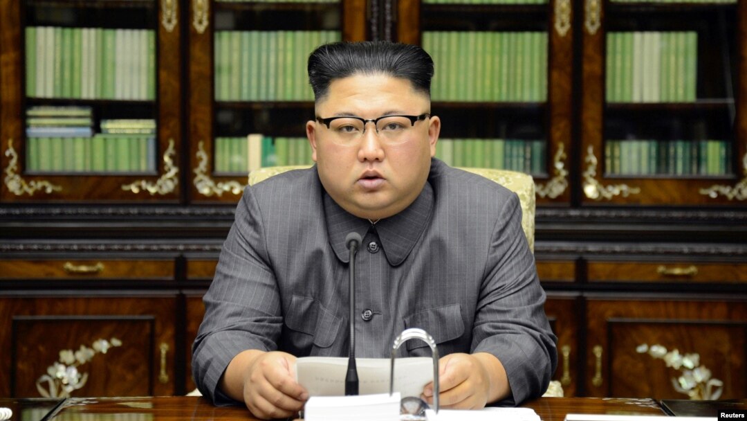 Ông Kim Jong Un phản kích bài diễn văn của Tổng thống Donald Trump đọc tại Đại Hội Đồng Liên Hiệp Quốc ngày 22/9/2017. 