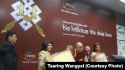 Dalai Lama Addresses Members of Indian Business Women's Association in Delhi