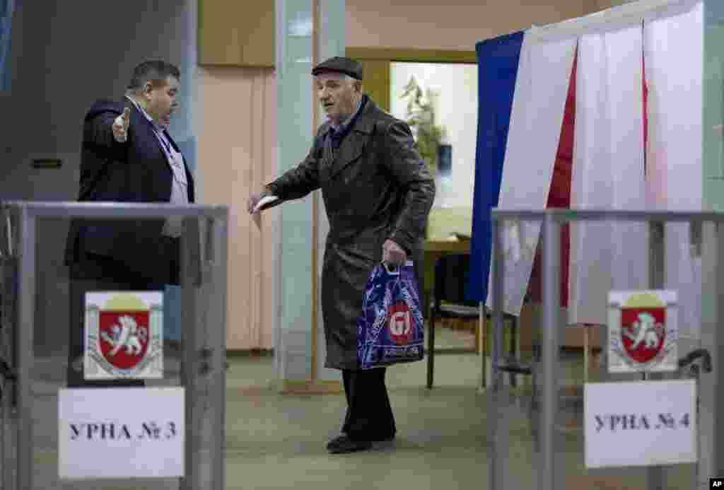Ղրիմում անցկացվում է Ռուսաստանին միանալու հարցով հանրաքվե