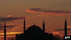 The Hagia Sophia is one of Istanbul's most famous buildings.