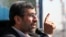 Iranian President Mahmoud Ahmadinejad speaks during an annual rally marking the anniversary of the 1979 Islamic revolution, Tehran, Feb. 10, 2013.