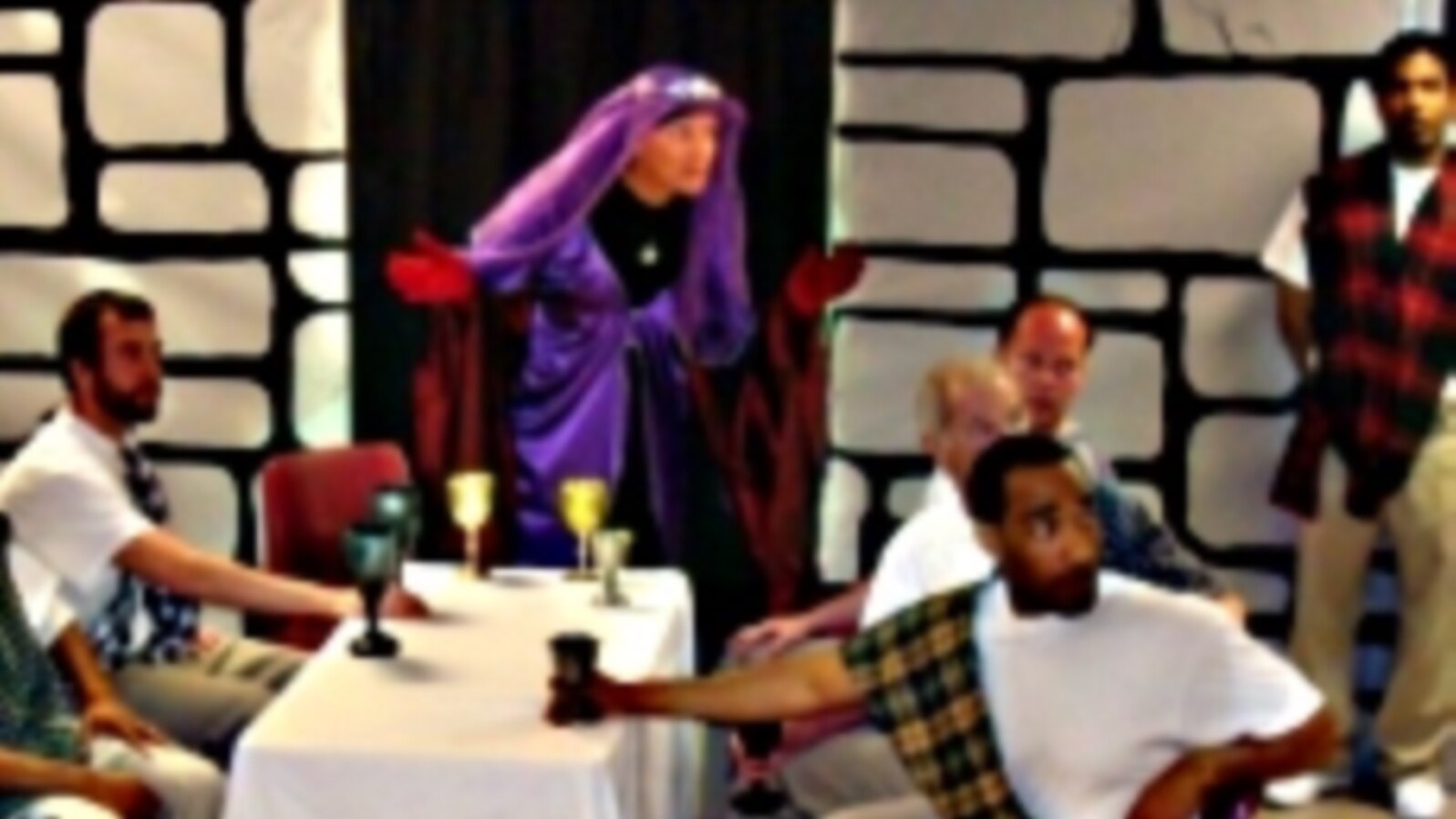 Shakespeare Behind Bars' inmate ensemble cast performs "Macbeth" in 2009.