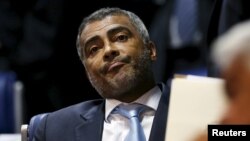 Former Brazil striker and current senator Romario, pictured at the Brazilian Federal Senate in Brasilia, applauded U.S. efforts to crack down on alleged corruption within FIFA, saying, 'Thieves have to go to jail," May 27, 2015.