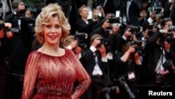 Jane Fonda lors de la cérémonie d'ouverture du 67e Festival de Cannes, le 14 mai 2014.