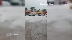 Եգիպտոսի Կարմիր ծովի հանրահայտ հանգստավայրում հազվագյուտ պատահող ձյան փոթորիկ է տեղի ունեցել