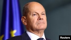 Kanselir Jerman Olaf Scholz di Berlin, Jerman 25 Januari 2023. (Foto: REUTERS/Lisi Niesner)