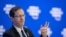 Presiden Israel Isaac Herzog berbicara di Forum Ekonomi Dunia di Davos, 21 Januari 2025. (Foto: Fabrice Coffrini/AFP)
