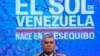 El ministro de la Defensa de Venezuela, Vladimir Padrino, durante un acto en defensa del Esequibo.