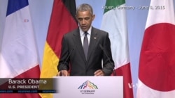 Obama: G7 Agrees to Keep Russia Sanctions