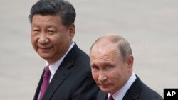 Çin Cumhurbaşkanı Xi Jinping-Rusya Cumhurbaşkanı Vladimir Putin 