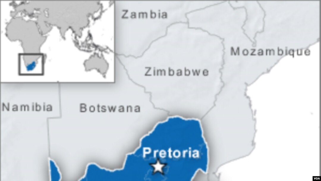 Keempat warga Afrika Selatan ditangkap Jumat, di sebuah pompa bensin di Pretoria.
