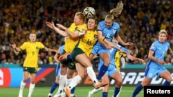 دومین دیدار نیمه نهایی جام جهانی فوتبال زنان میان تیم های آسترالیا و انگلستان