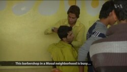 Barbers Back in Business in Mosul Neighborhood